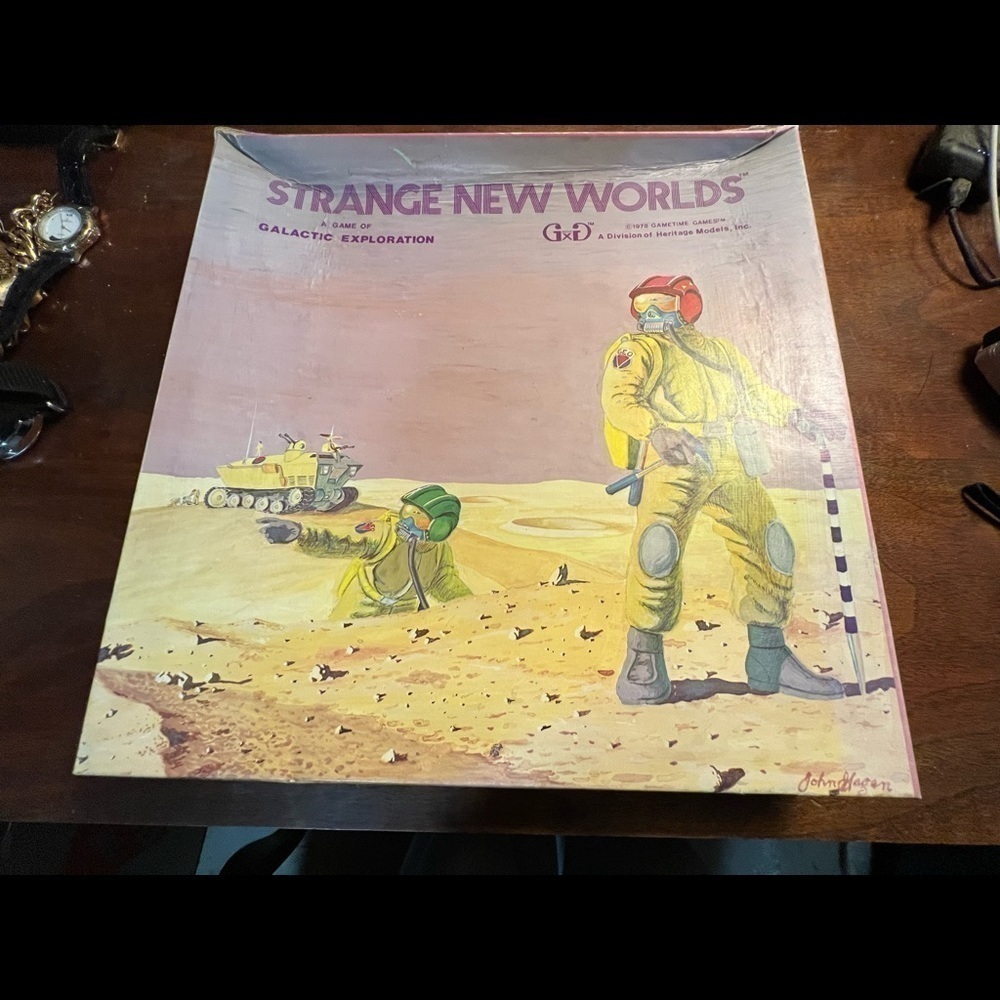 Vintage Strange New Worlds Sci Fi Board Game by Gametime Games 1978